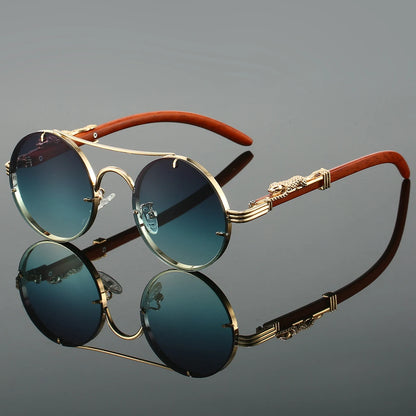 TORVANI VINTAGE ROUND SUNGLASSES