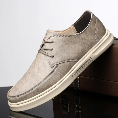 CALVORE CASUAL OXFORDS - MEN’S GENUINE LEATHER SHOES