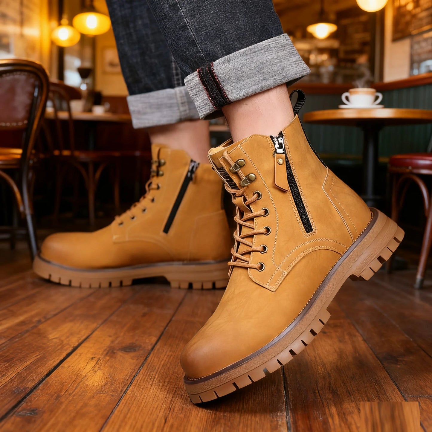 RAVENRIDGE BOOTS - MEN’S GENUINE LEATHER HIGH-TOP OUTDOOR BOOTS