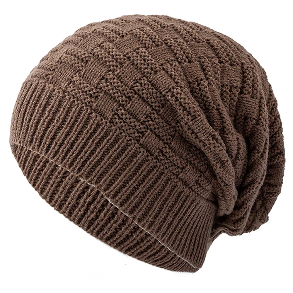 Frostveil Knit Beanie - Plush-Lined Winter Hat