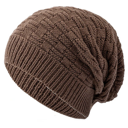Frostveil Knit Beanie - Plush-Lined Winter Hat