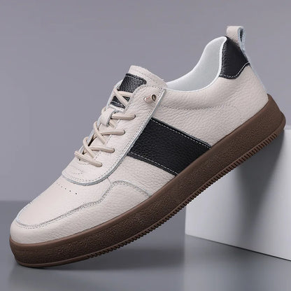 TREVANO SNEAKERS - MEN’S GENUINE LEATHER CASUAL SHOES