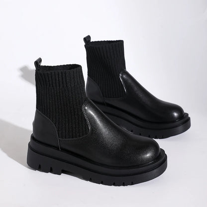 Lunavelle Modern Slip-On Ankle Boots