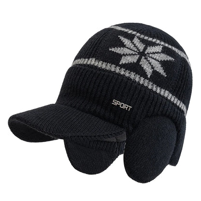 Nordglade Sport Snowfall Earflap Beanie - Plush-Lined Winter Hat