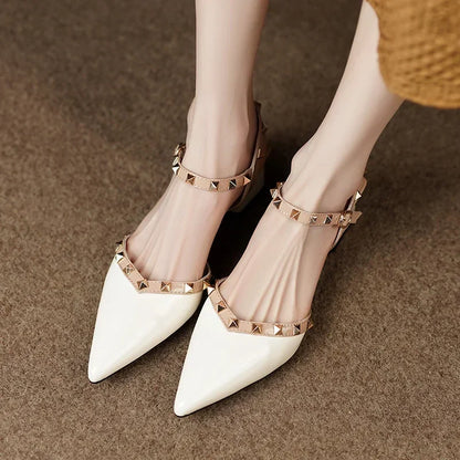 Celestine Studded Strap Heels (Women)