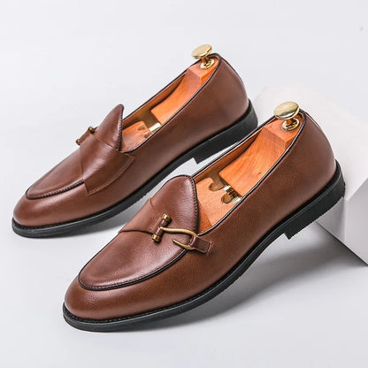 MONTEVERO LOAFERS - MEN’S ELEGANT LEATHER DRESS SHOES
