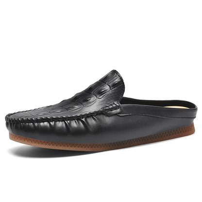 BELLAFORTE LEATHER MULES - MEN’S SLIP-ON LOAFERS