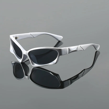 VELNOR RETRO PUNK OVAL SUNGLASSES