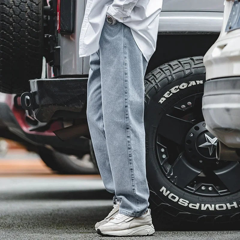 MADEN DENIM JEANS – MEN'S VINTAGE LOOSE STRAIGHT JEANS