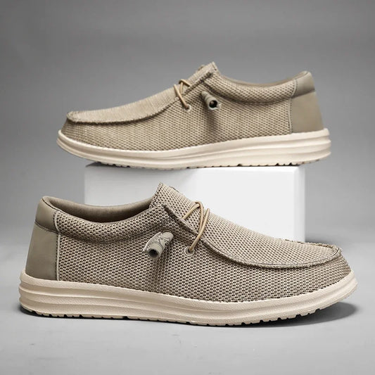 NAVREN LOAFERS - MEN’S BREATHABLE CANVAS SLIP-ON CASUAL SHOES