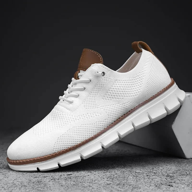 TORINO LIGHTWEIGHT MESH SNEAKERS - MEN’S BREATHABLE SLIP-ON SHOES