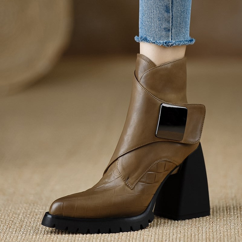 Selene Strap Ankle Boots (Women)