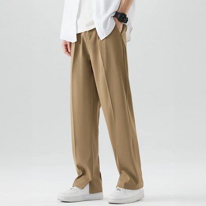 AVENTRO RELAXED PANTS - MEN'S CONTEMPORARY STRAIGHT-LEG SLACKS
