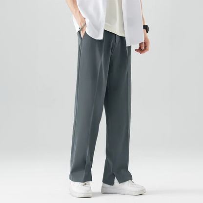 AVENTRO RELAXED PANTS - MEN'S CONTEMPORARY STRAIGHT-LEG SLACKS