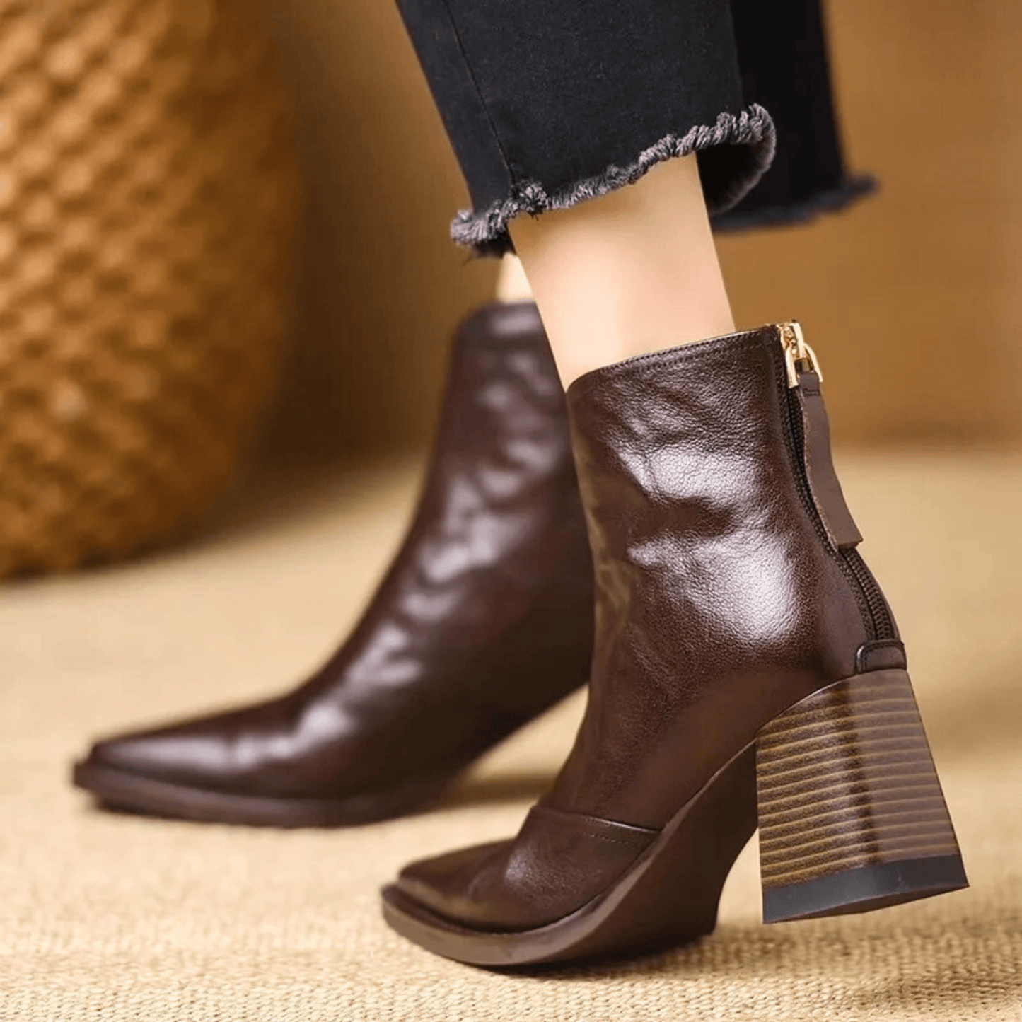 Maribel Square-Toe Ankle Boots (Women)